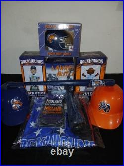 10 piece Midland Rockhounds Bobblehead/ Jesey bundle (New Unopened)