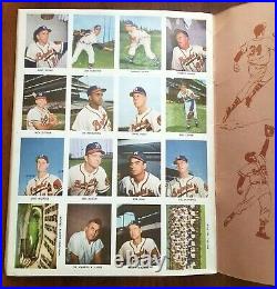 1955 Milwaukee Braves Golden Stamp Book Inc All 32 Stamps Aaron, Spahn, Matthe