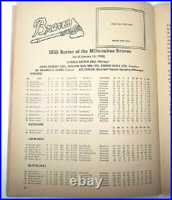 1955 Milwaukee Braves Golden Stamp Book Inc All 32 Stamps Aaron, Spahn, Matthe