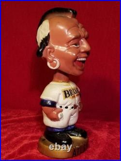 1960s Atlanta Braves Team Indian Mascot Bobblehead Gold Base Pitcher Nodder vtg