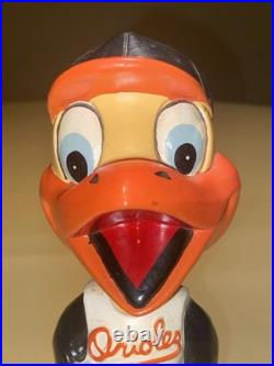 1960s Baltimore Orioles Mascot White Base Bobblehead Near MINT