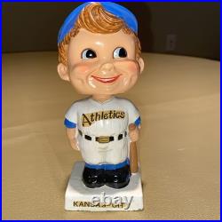 1960s Kansas City Athletics White Base Bobblehead MINT