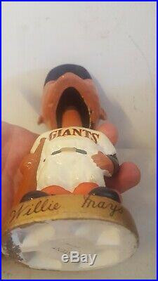 1960s SF Giants Gold base Willie Mays Bobblehead nodder Japan Minty