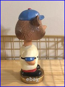 1960s Vintage Chicago Cubs Baseball Bobblehead Gold Base Excellent Japan