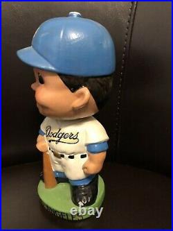 1960s Vintage Los Angeles Dodgers Green Base Bobble Head Nodder Excellentk