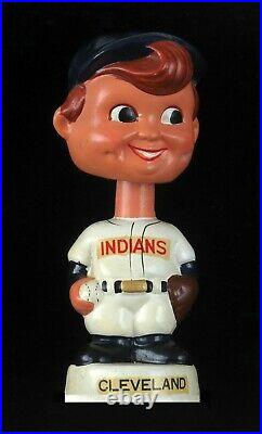 1961 1963 Bobble Head Nodder Cleveland Indians Mini Miniature Boy Face RARE