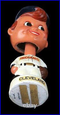 1961 1963 Bobble Head Nodder Cleveland Indians Mini Miniature Boy Face RARE