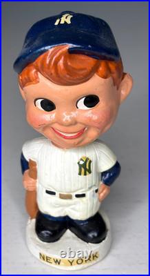 1961 1963 Bobble Head Nodder New York Yankees Mini Miniature Bobblehead Nice