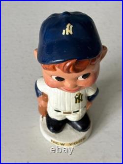 1961 1963 Bobble Head Nodder New York Yankees Mini Miniature Bobblehead Nice