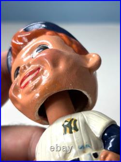 1961 1963 Bobble Head Nodder New York Yankees Mini Miniature Bobblehead Nice