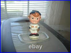1961 1963 Bobble Head Nodder Washington Senators Mini Miniature White Base