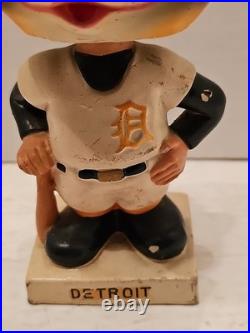 1961-63 Detroit Tigers White Base Bobble Bobbing Head Must See Photos Damaged