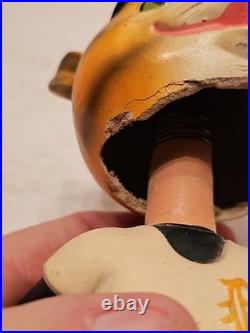 1961-63 Detroit Tigers White Base Bobble Bobbing Head Must See Photos Damaged