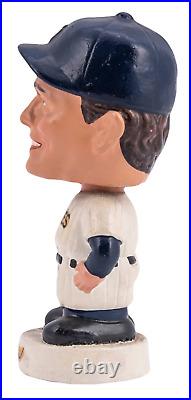1961-63 Roger Maris, New York Yankees, Miniature Bobblehead, White Round Base