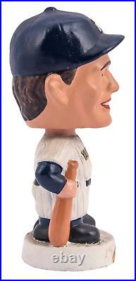 1961-63 Roger Maris, New York Yankees, Miniature Bobblehead, White Round Base