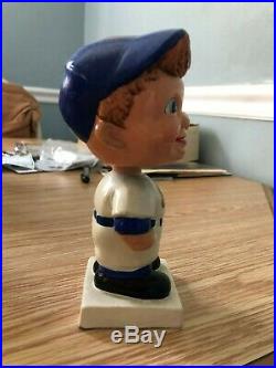 1962-63 New York Mets Bobble Head Nodder White Square Base Rare