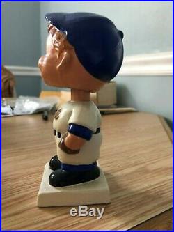 1962-63 New York Mets Bobble Head Nodder White Square Base Rare