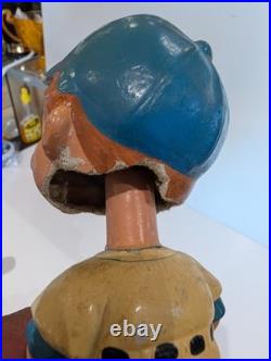 1962 Los Angeles Dodgers Stadium Baseball Bobblehead Nodder Vintage White Base