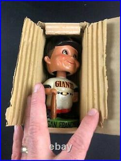 1962 San Francisco Giants Vintage Bobblehead withorg box! SUPER RARE MINT++