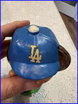 1962 Vintage Los Angeles Dodgers Bobblehead Nodder Green Base Japan