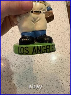 1962 Vintage Los Angeles Dodgers Bobblehead Nodder Green Base Japan