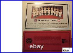 1965 A. L. Champion Minnesota Twins Bobblehead Set 2005 Red Cross Katrina Relief