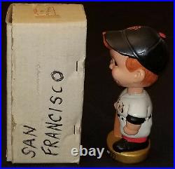 1968 San Francisco Giants Bobble Head Nodder With Box Made In Japan Original