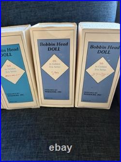 1989 Nodders Golden Era Series Ruth, Gehrig, Jackson, Cobb, Wagner Bobble heads