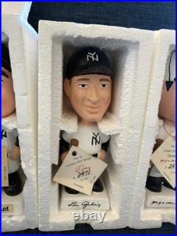 1989 Nodders Golden Era Series Ruth, Gehrig, Jackson, Cobb, Wagner Bobble heads