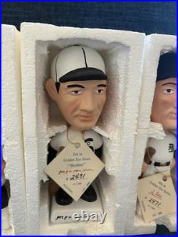 1989 Nodders Golden Era Series Ruth, Gehrig, Jackson, Cobb, Wagner Bobble heads