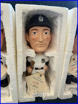 1989 Nodders Golden Era Series Ruth, Gehrig, Jackson, Cobb, Wagner Bobble heads
