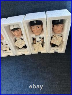 1989 Nodders Golden Era Series Ruth, Gehrig, Jackson, Cobb, Wagner Bobble heads