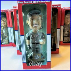 2001 Diamondbacks World Series Hand Painted Bobble Heads! In Box! Set of 8