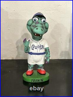 2001 Rancho Cucamonga Quakes Tremor Mascot Bobblehead in Original Box w Letter