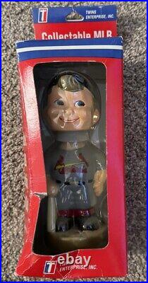 2001 TEI MLB 7 1/2 TALL BOY FACE BOBBLEHEAD ST. LOUIS CARDINALS Rare In Box
