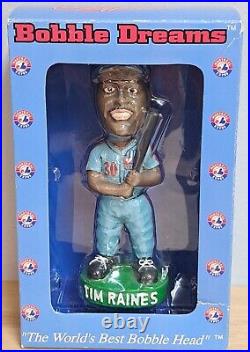 2002 Bobble Dreams Expos Tim Raines Bobble Head In Box