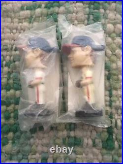 2002 Post Cereal Baseball Mini Bobble Heads Lot of 8. Giambi Bagwell Jones Sosa