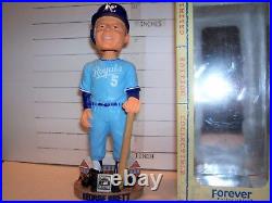 2003 Forever Cooperstown Collection George Brett Powder Blue Uniform Bobblehead