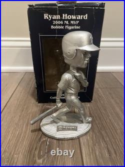 2007 Ryan Howard Silver Platinum Philadelphia Phillies Bobblehead Repaired