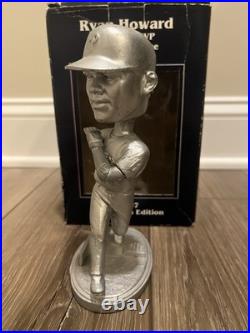 2007 Ryan Howard Silver Platinum Philadelphia Phillies Bobblehead Repaired