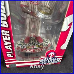 2008 Jimmy Rollins Foco Phillies World Series Player Bobblehead Le In Box Rare