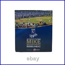 2015 Kansas City Royals Baseball Mike Moustakas Bobblehead Rail Diving