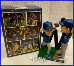 2016 Chicago Cubs Bryant Rizzo FINAL OUT BOBBLEHEAD World Series Champ SGA