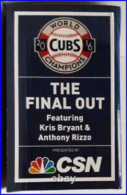 2017 Chicago Cubs SGA GIVEAWAY Bryant/ Rizzo THE FINAL OUT BOBBLEHEAD UNOPENED