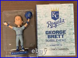 2017 Kansas City Royals Baseball George Brett Signed Auto Bobblehead Bobble Head