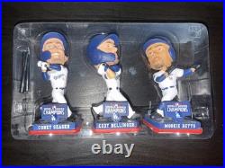 2020 Dodgers World Series Champions Mini Bobblehead Set Seager Betts Bellinger