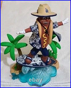2021 LA Dodgers Dodger Dog Surfing Mascot Forever FOCO Bobblehead /400 New NIB
