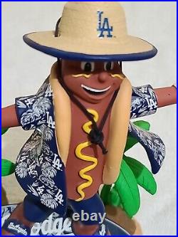 2021 LA Dodgers Dodger Dog Surfing Mascot Forever FOCO Bobblehead /400 New NIB