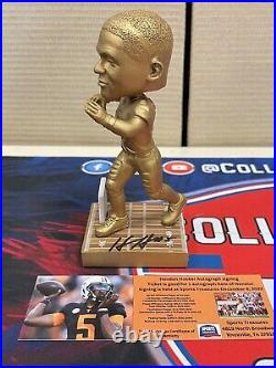2022 Tennessee Smokies Hendon Hooker Gold Bobblehead CC Exclusive 5/200 Signed
