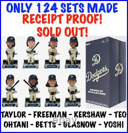 2024 City Connect Dodgers Foco Mini Bobblehead Set Ohtani Yamamoto World Series